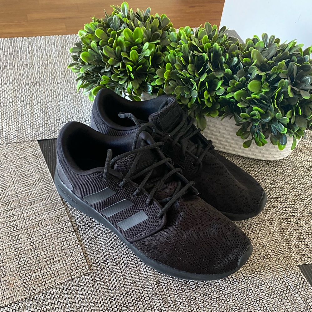 Adidas black womens shoes size 9.
